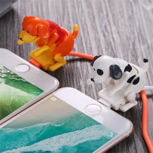 For Type-c iPhone Micro USB smartphone Humping Funny Dog Fast charger cable