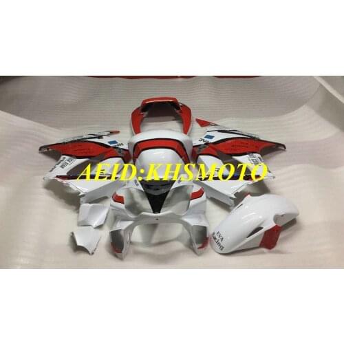 Injection mold Fairing Kit for HONDA VFR800 02 03 04 05 06 VFR 800 2002 2004 2005 2006 ABS white red Fairings set+gifts HH05
