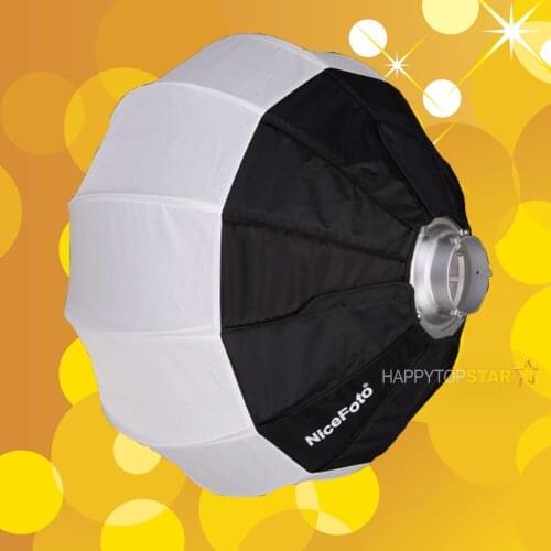 Photo Video Studio Nylon 65cm 25.5" Globe Round Soft box Softbox Diffuser For Bowens Mount Bowen for Godox JinBei Strobe Flash