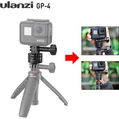 Ulanzi GP-4 Universal Gopro 8 Max 7 6 5 Accessories Magnetic Switch Mount Adapter Easy Installation 1/4 Screw Base For Camera