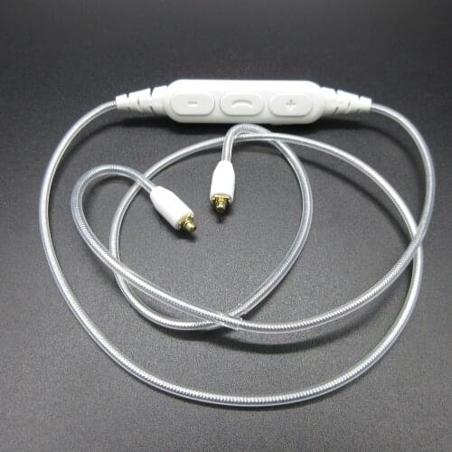 New Arrival Tinned copper wire Replacement Wireless Bluetooth 4.1 Cable MMCX upgrad cable For Shure SE215/315/535/846/UE900