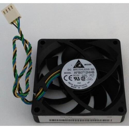 New Delta 7015 7CM AFB0712HHB 0.45A DC 12V 4-line PWM Temperature Control Ball Bearing Fan