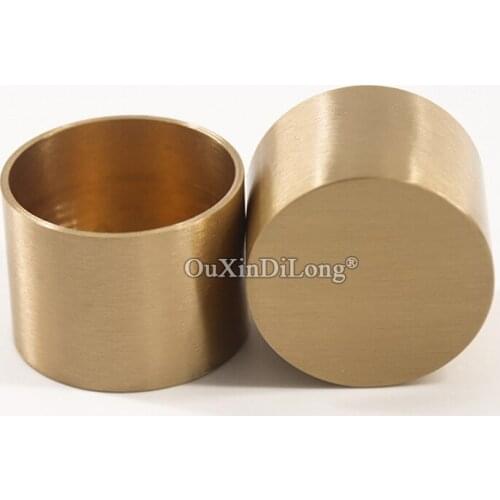HOT 2PCS European Heavy Brass Furniture Feet Cover Chair Sofa Table Leg Feet Protectors Tube Cup Furniture Leg Ferrules Durable