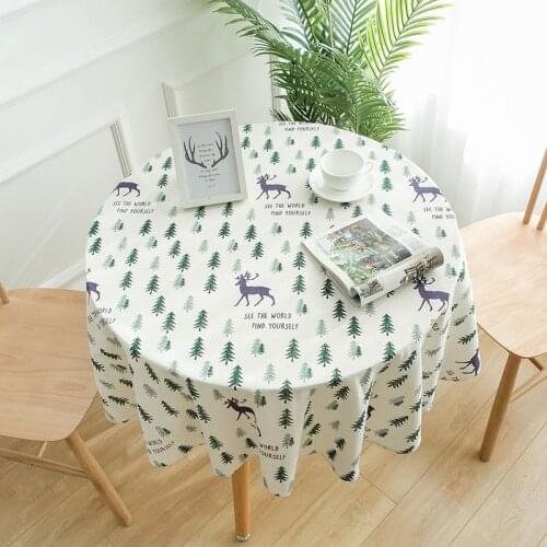 Table Cloths Chair Sashes for Decorations for Parties Wedding Table Cloths for Round Tables Linen Table Cloth with Embroidery