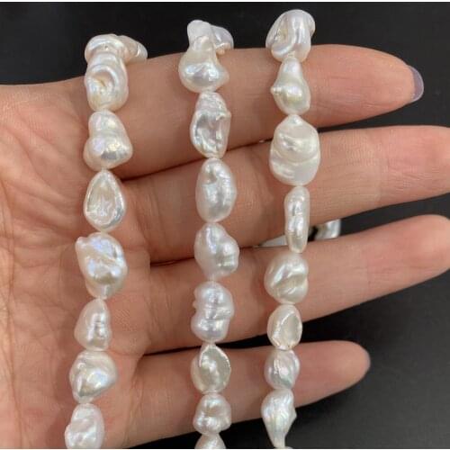 High Quality Irregular Beads White Natural Freshwater Baruque Pearls,Naked Beaded for DIY Necklace Bracelet Jewelry Making