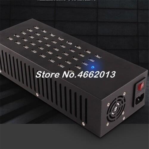 USB Charger: Universal 20/30/40-Port Multi USB Charging Station for Phones, Tablets, Kindle, External Battery Pack and More