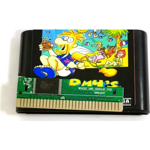 Normys Beach Babe O Rama 16 Bit MD Game Card Sega Mega Drive Genesis