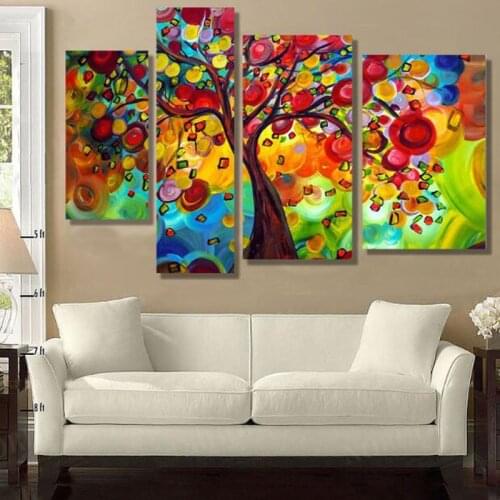 2017 5D DIY Diamond Painting crystal Square Rhinestone Pasting home Decor Painting 3d Diamond Embroidery Mosaic Life Tree 5pcs