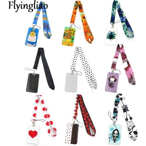 Key lanyards Car KeyChain ID Card Pass Gym Mobile Phone Badge Kids Key Ring Holder Jewelry Decorations Key Chain for Gifts