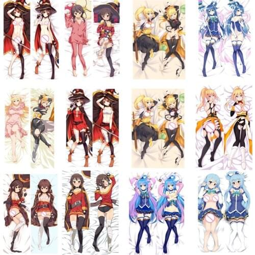 Anime Cartoon kono subarashii sekai ni shukufuku Body Hugging Pillow Cover Case Pillowcase High Quality Cases