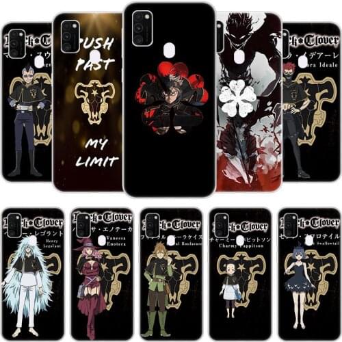 Black Clover Anime Asta Black bull Case for Samsung Galaxy F41 M01 Core M02S M12 M21S M30S M31S M42 M51 M62 A6 A7 A8 Plus 2018