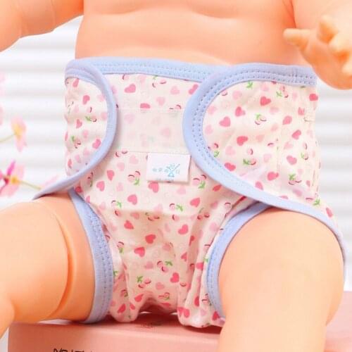 Breathable Printing Baby Cloths Diaper Infant Learning Pants Cotton Nappy For 0-2Years Old Toddlers Kids Clothing Soft Underwear