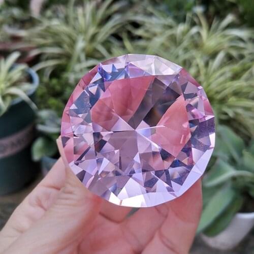 Mixed Color Shinning Crystal Diamond Paperweight Glass Figurine Feng Shui Craft Home Wedding Decor Ornament Gift Party Souvenir