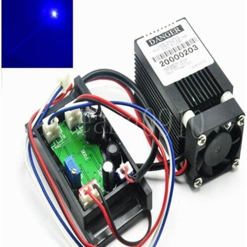 Focusable 450nm 120mW Blue Laser Point Dot Module 33*50mm