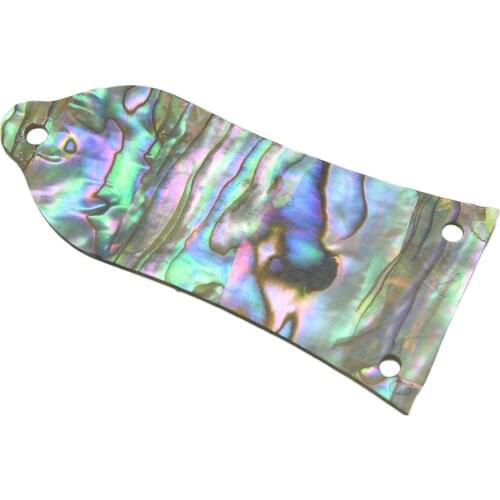 KAISH Pure Custom Made Natural Abalone Shell Guitar Truss Rod Cover with 3 Holes Fits Epip LP Les Paul