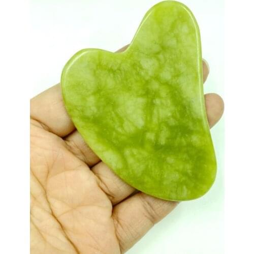 New 100% Gua Sha Jade Guasha Massage Board Natural Stone Scraper Beauty Tool Health Care Meridian Scraping Lose Weight Massager