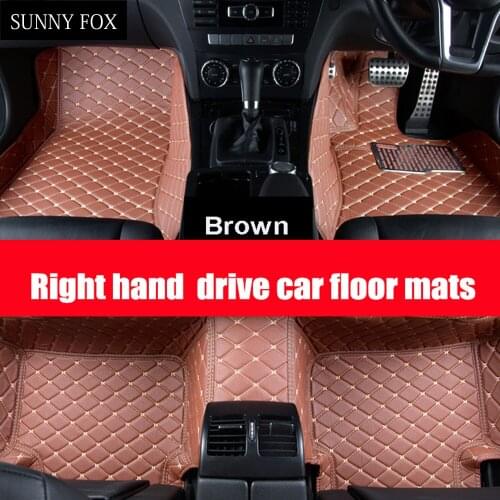 Right hand drive / RHD / UK Car floor mats for BMW 5 series E39 520i 525i 530i 535i 540 525D 530d heavy duty special car styling
