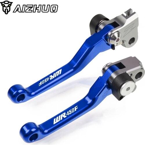 CNC Motorcycle Pivot Brake Clutch Levers Dirt Pit Bike Levers For Yamaha WR450F WR 450F 450 F 2001-2015 2006 2007 2008 2009 2010