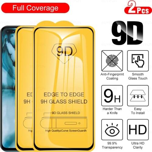 2Pcs 9D Full Glues Tempered Protective Glass Film For OnePlus Nord Phone Screen Protector For One+ 9 9R 8T 2 N10 N100 N200 CE 5G