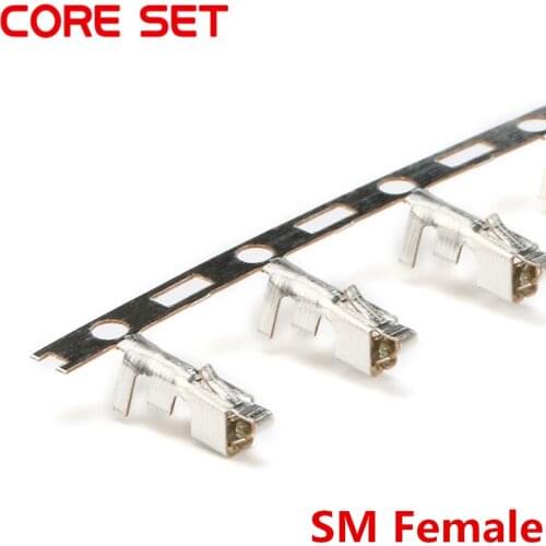 200pcs/lot SM Female Copper Crimp Terminal For SM/JST 2pin / 3pin / 4pin / 5pin Connector Socket Plastic Shell Housing