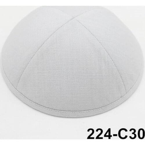 Kippot Kippa Kippah Linen-2 Kipa19cm Skullies Yarmulke Beanies Jewish hat Skull cap if Purchase more than 5Lots will be10% off