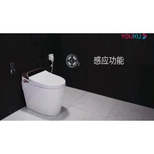 Automatic one piece ceramic sanitary Intelligent electric bathroom commode one piece ceramic smart toilet