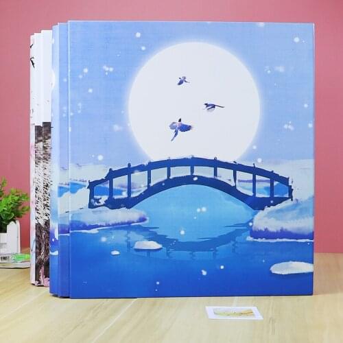 Large Photo Album Pages Inserts Family Photocard Stamp Storage Photo Album Anniversary Gift Fotos Home Decoration DF50XC