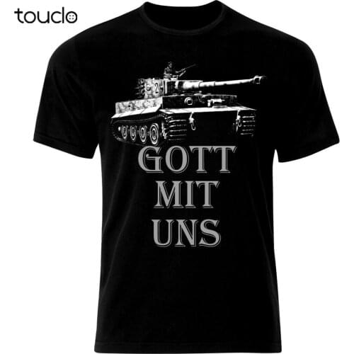 Gott Mit Uns Tiger German Army Tank Panzer WW2 T-Shirt