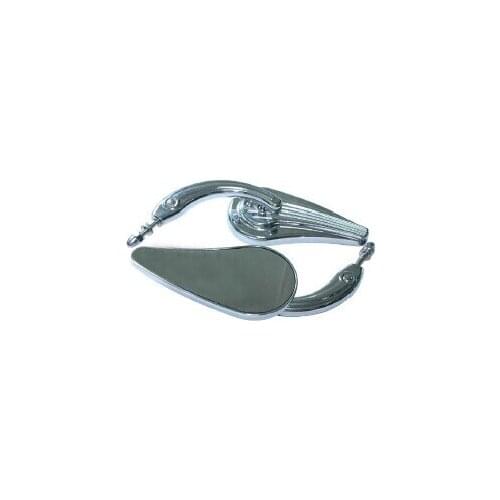 Chrome Raindrop Side Mirrors For Harley Davidson 1982-later all models