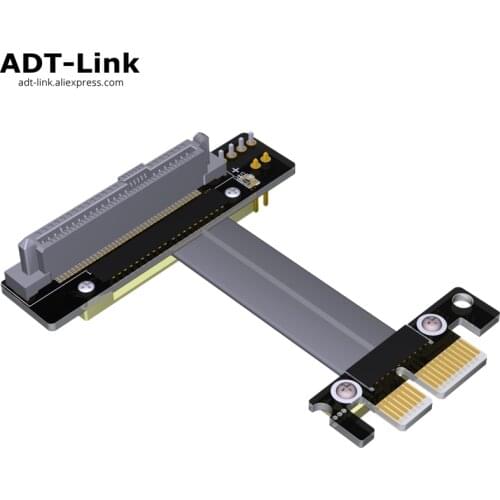U.2 interface U2 to pci-e 3.0 X4 To X1 SFF-8639 NVMe pcie extension data Cable 1X U2 pci express 3.0