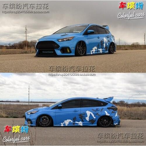 Car stickers FOR Ford Focus body fashion custom camouflage decals