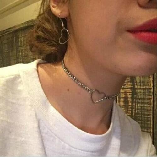 2020 New Alloy Womens Choker Necklaces New Style Golden Silver Color Pendants Crystal Necklace for Women Gift
