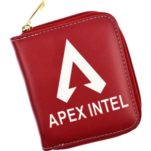 New Arrival Hot Game Wallet APEX Legends Purse Round Zipper Wallets For Girl Women