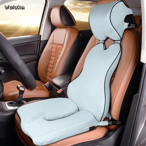 Car Headrest Waist Cushion Increased Cushions Memory cotton Seat Support Set Four Seasons Available CD50 Q05