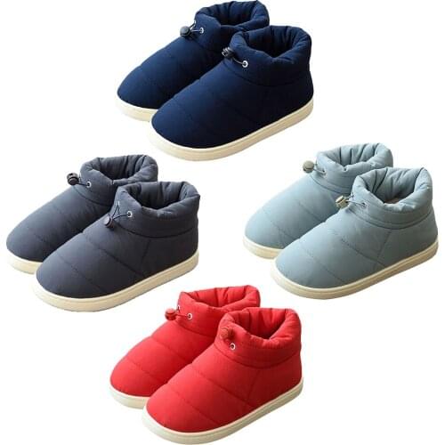 Prettyia Soft Cotton Shoes Slippers Winter Warm Camping Feet Booties Boots