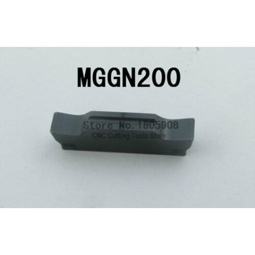 Free shopping 10pcs MGGN200 slot cutting slot cutter carbide hard alloy blade for car black stainless steel general parts