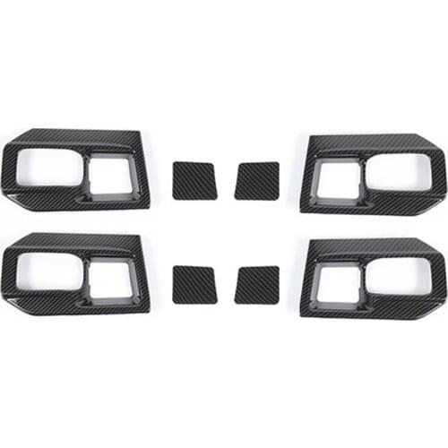 Inner Door Handle Bowl Cover Trim Frame Decor for Dodge RAM 1500 2011-2017 Car Accessories Decor Frame ABS
