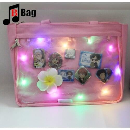 10-30 LIGHTS no battery Small light decoration ita bag Accessories night Shiny light candy colors the anime bag trend