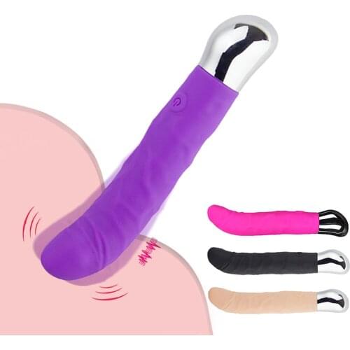 10 Speed Real Dildo Vibrator for Women Vagina Soft Magic Wand Female Vagina Clitoris Massager Masturbator Sex Product for Adults