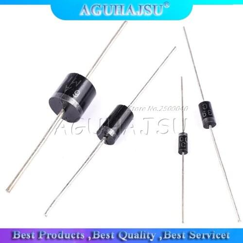 20PCS 1N5408 1N5404 1N5401 1N5822 1N5818 UF5408 UF5402 6A10 10A10 Rectifier Diode DO-27