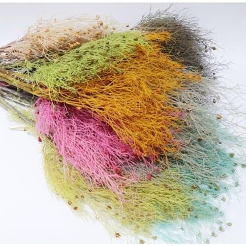 5 Bundles Preserved Eulaliopsis Binata Dreamily Grass Flower For Bouquet Wreath Garland Floral Making Material Craft DIY