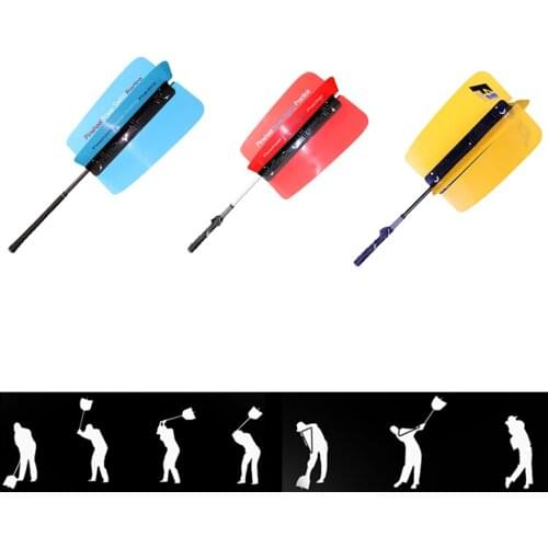 Golf Swing Power Fan Resistance Practice Training Aid Grip Train Trainer Guide Golf Accessories