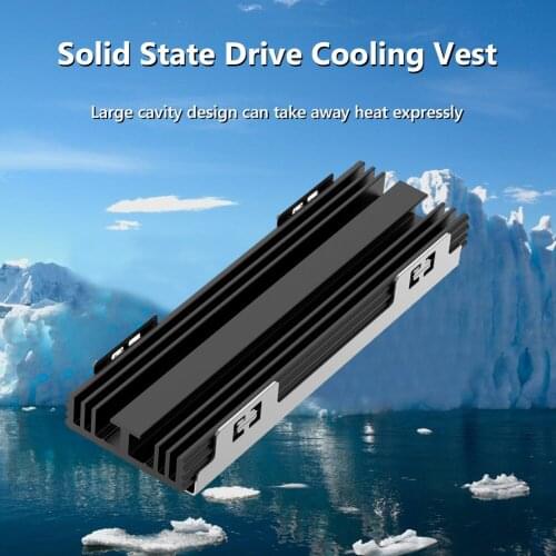 Aluminum Cooling M.2 SSD Heat Sink Thermal Pads Heat Dissipation NGFF PCIE NVME Solid State Hard Disk Radiator Cooling Thermal