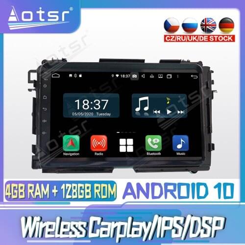 Android10 PX6 128G For Honda Vezel HR-V 2019 Car DVD GPS Navigation Auto Radio Stereo Video Multimedia Player HeadUnit 2din