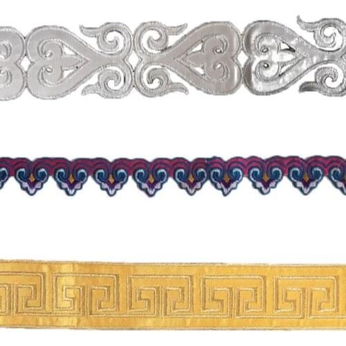 Sewing Applique Fabric Embroidery Ladies Clothing Ribbon Pattern DIY Craft Supplies Material Accessories Whole Piece Sale