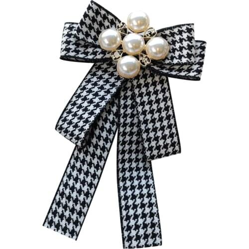 Free shipping mens fashion Bow tie British Hotel White Collar Bank Bow Tie Female Retro Small Fragrance Bow Floating Flower