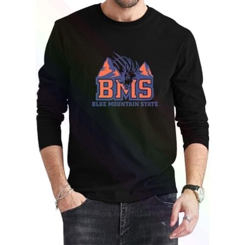BMS Goats Logo Classic Black T-Shirt 2021 Newest Summer Mens Long Sleeve Popular Tees Shirt Tops Novel Unisex