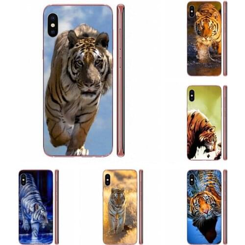 Animal White Tiger Burning Bright For HTC Desire 530 626 628 630 816 820 830 One A9 M7 M8 M9 M10 E9 U11 U12 Life Plus Cell Case
