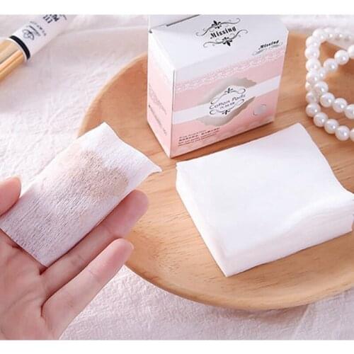 40pcs Cotton Pads Face Make Up Remover Organic Wipes Cosmetics Cotton Pad Soft Facial Organic Cleansing Skin Care Beauty Tool