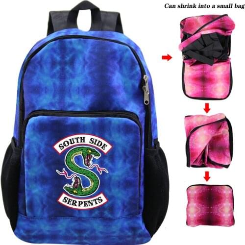 Hot Sale Riverdale Backpack Teens Boys Girls Men Women Multifunction Backpacks School Bag Teens New Daily Folding Rucksack